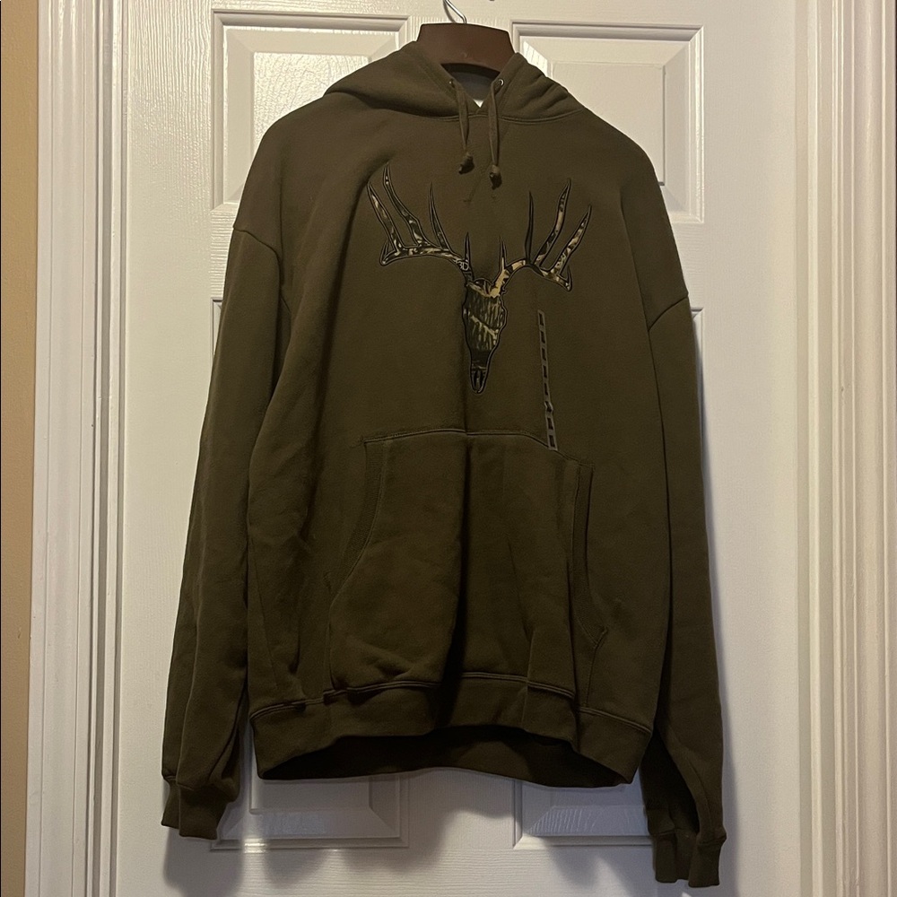 Cabela's Brown Hoodie with Camouflage Lining